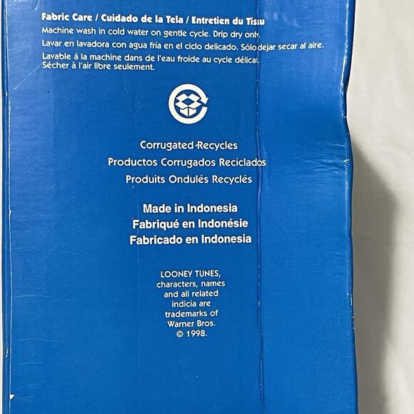 Vintage 1998 Tweety Bird Car Seat Cover Looney Tunes 1 Piece Gray Saddleman New - Picture 6 of 9